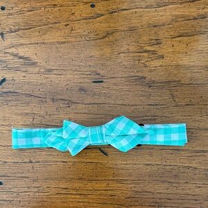 Crewcuts Aqua Checkered Kids Tie